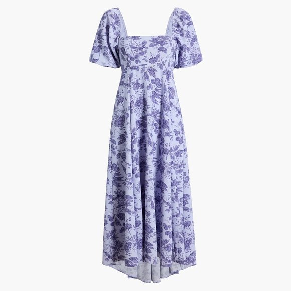 Hill House Dresses & Skirts - Hill House Home - Matilda Dress - Lilac Tonal Floral Crepe (M)